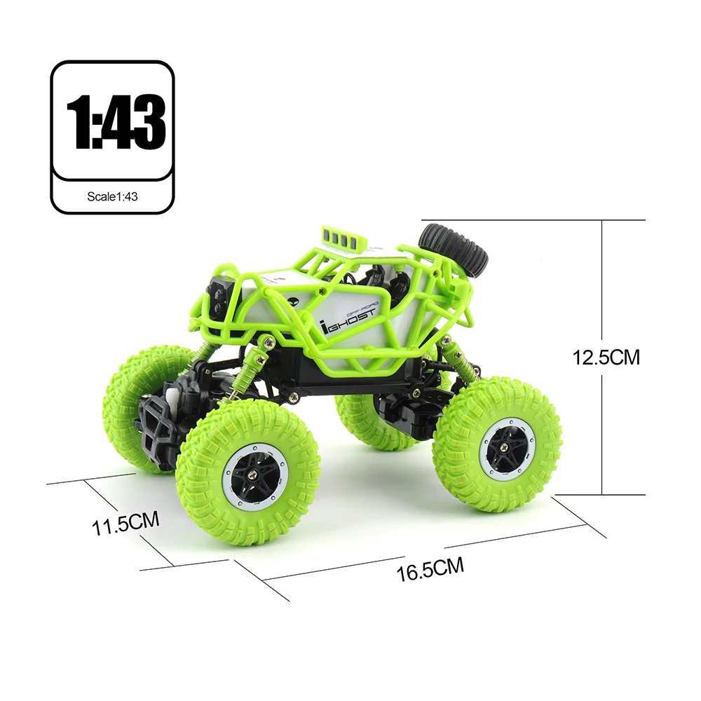 GizmoVine RC автомобилей 1:43 Rc мини рок сканеры 2 4 ГГц дистанционного управления