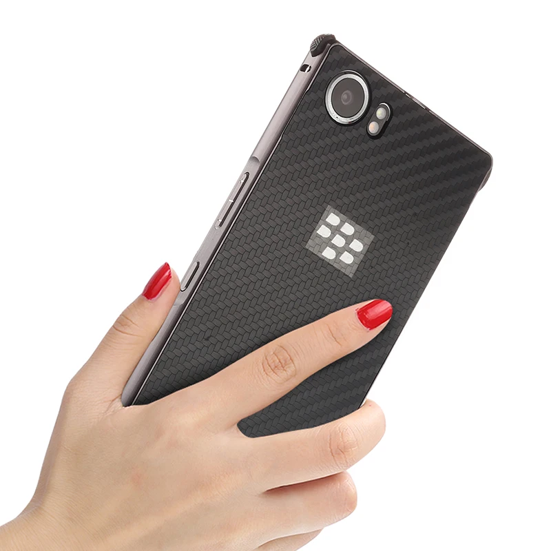 Для Blackberry KEYone случае Алюминий металлический каркас бампер из углеродного волокна ПК Жесткий Чехол для ключевых два противоударный Капа для fundas