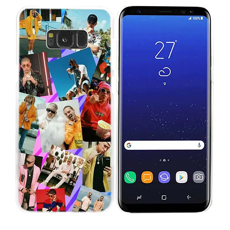 Чехол для samsung Galaxy Note 8 9 M30 M20 M10 S9 S8 S10 5G S10e Plus S7 S6 жесткий прозрачный PC Coque Cover Bad Bunny El Conejo Malo Новинка - Цвет: 04