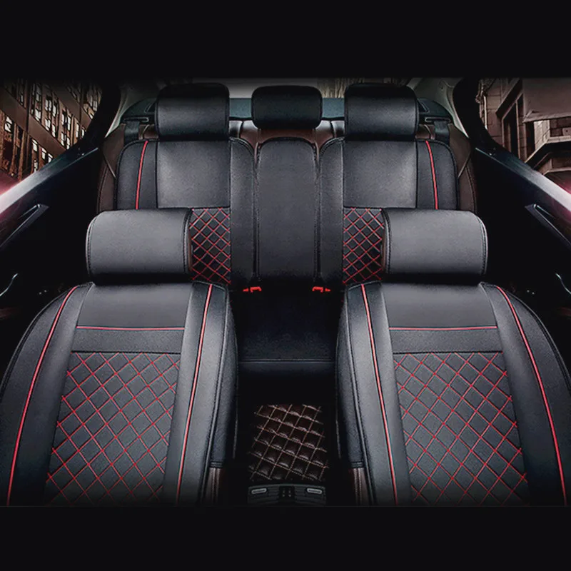 SCOTABC автомобильные кожаные чехлы для toyota rav4/prado/camry/yaris/mark x/passo/land cruiser 80 на сиденья