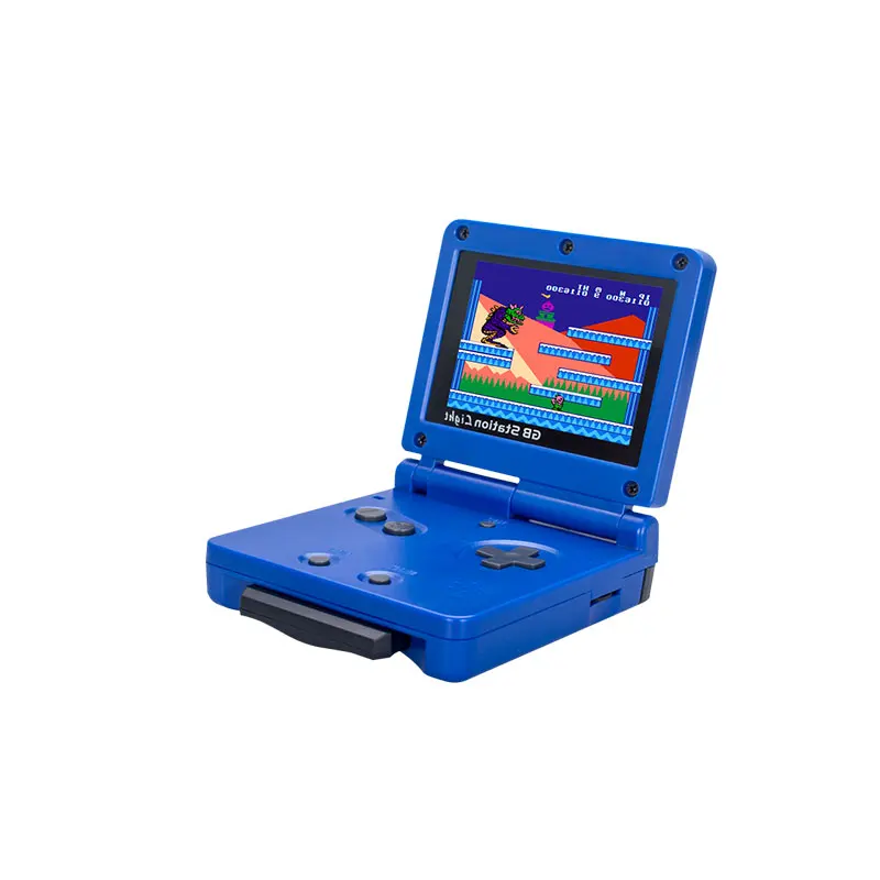BLUE WOLSEN 8 бит Мини Портативная игровая станция 2,8 дюймов портативный игровой плеер 142 игр Классическая Видеоигра для GB станция светильник - Цвет: BLUE