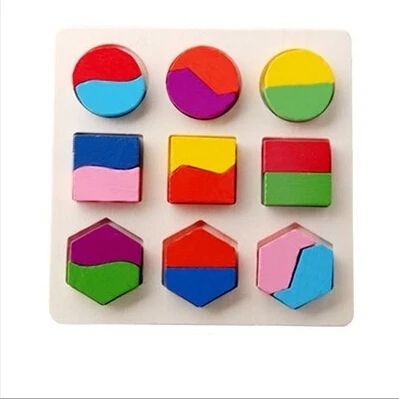 2017 Монтессори Дошкольного развивающие игрушки деревянные детские трехмерной