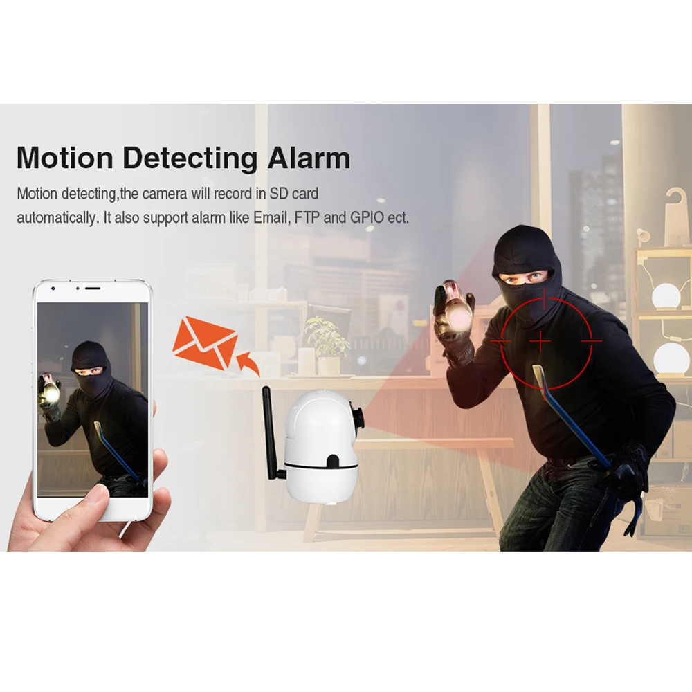Eyedea HD 1080P 2.0MP 720P беспроводная безопасность IP камера ночного видения CCTV WIFI