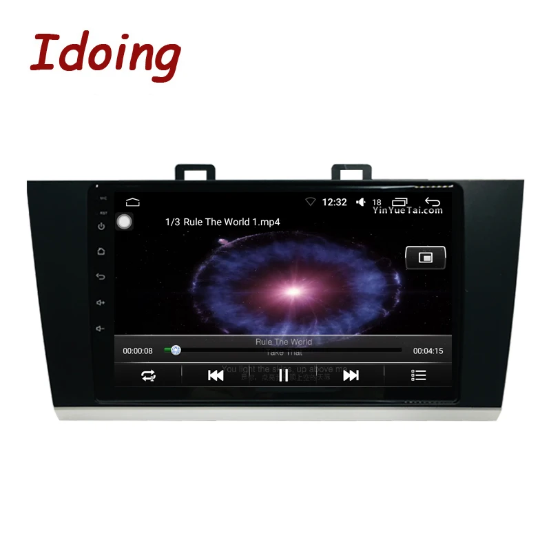 Idoing 1Din " Автомобильный Радио vedio gps мультимедийный плеер Android 8,0 для Subaru Outback Legacy- 4G+ 64G Восьмиядерный навигатор