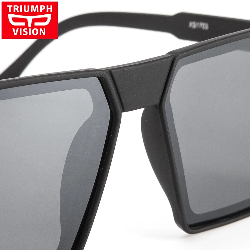 Солнцезащитные очки TRIUMPH VISION мужские крутые квадратные градиентные темные с