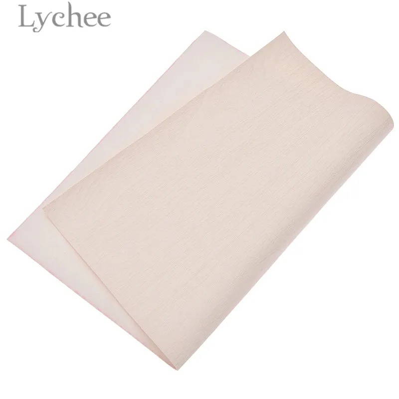 Lychee 1 шт. 21x29 см A4 с принтом под дерево из искусственной кожи Ткань Синтетическая Кожа DIY материал для одежды сумки ремни - Цвет: 1