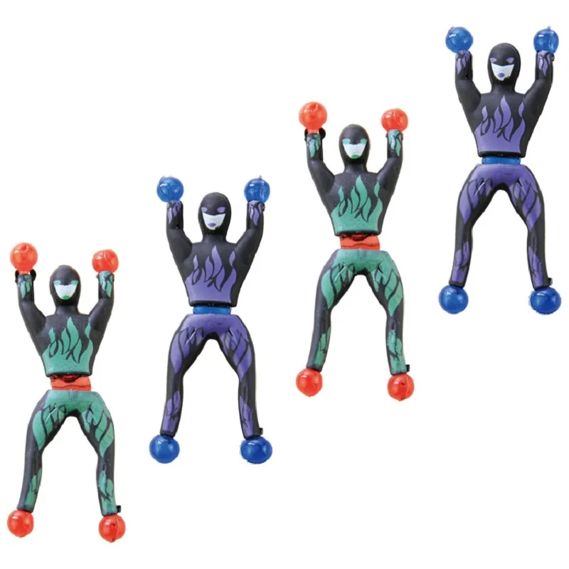 4 шт./партия игрушка с изображением Человека паука на окно для детей активного