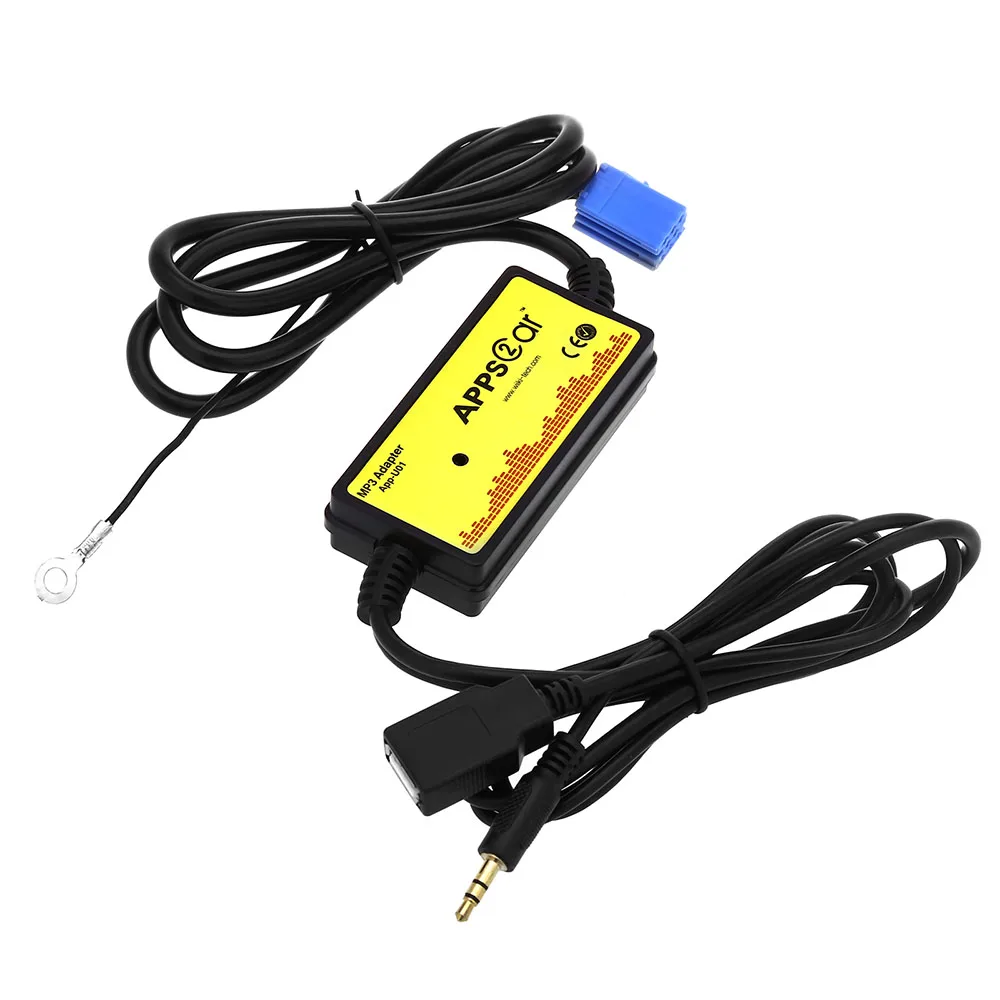 Автомобильный аудио Интерфейс MP3 USB Дата кабель 8 P подключения цифровой CD