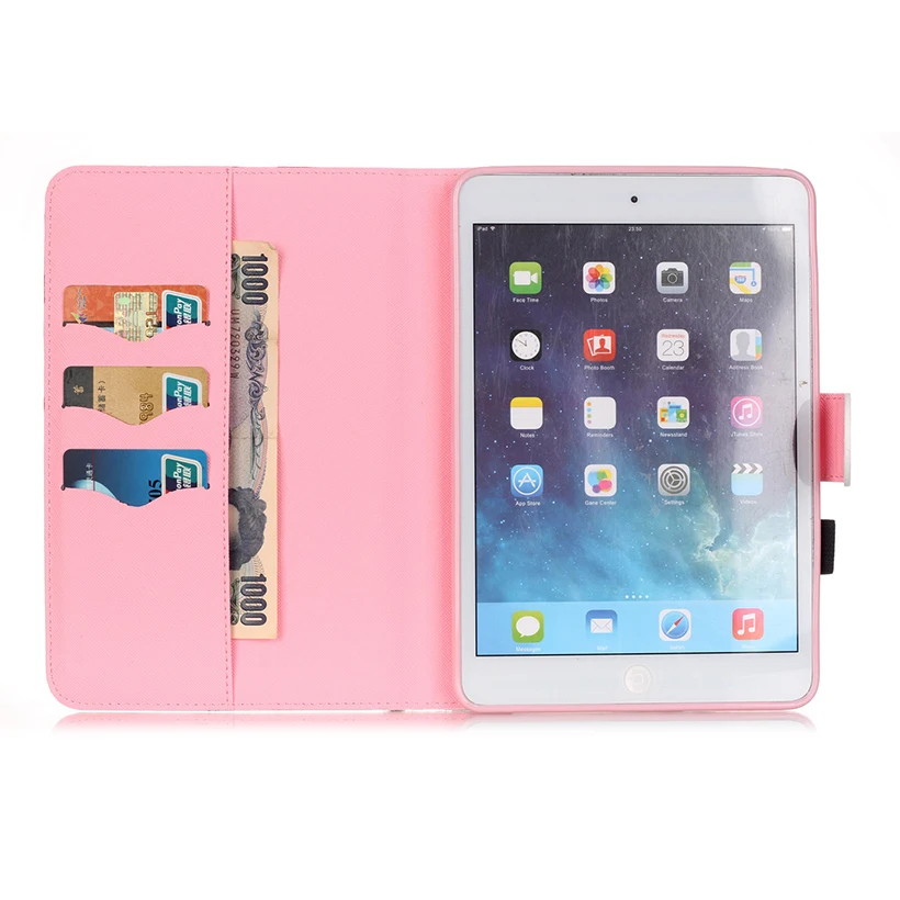 Модный чехол из искусственной кожи с откидной крышкой и для Apple Ipad Mini 1 2 3 чехлы