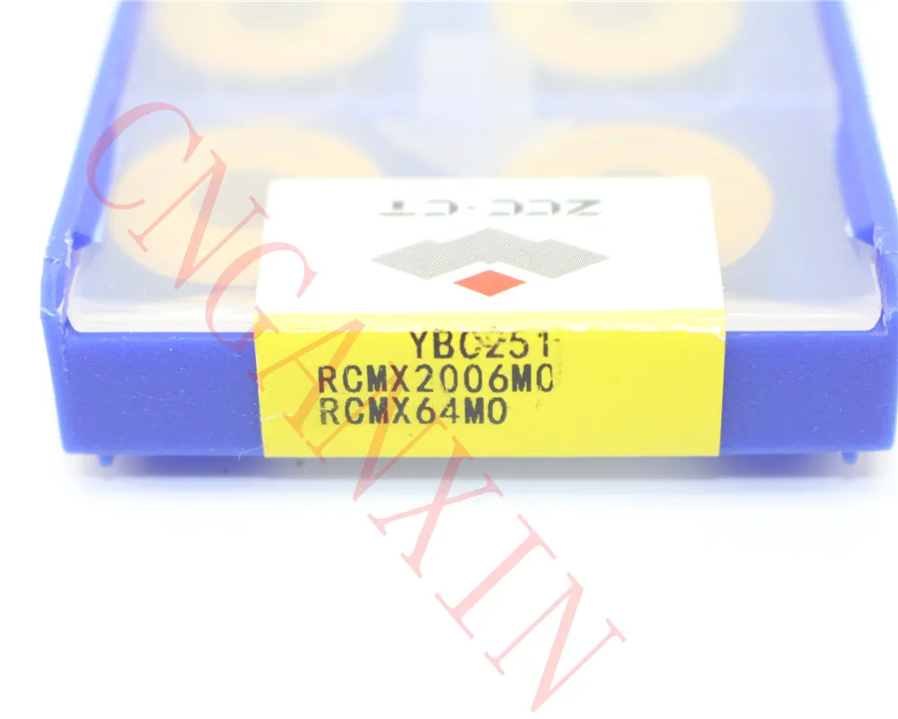 10 шт. CNGANXIN RCMX2006MO YBC251 CNC уход за кожей лица фрезы твердосплавные вставки для Сталь