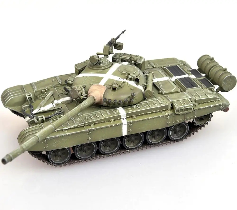 Советская армейская T-72A 1: 72 Готовая модель танка без литья под давлением |
