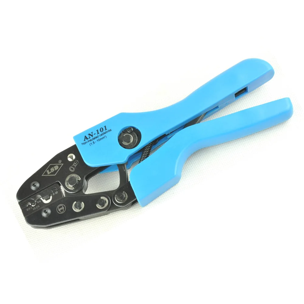 

AN-101 hand crimp tool 0.5-10mm2 non-insulated pin terminal cimping pliers