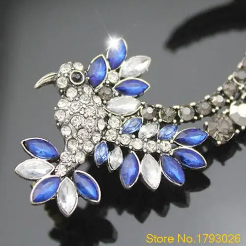 1 шт. женские разноцветные Серьги с кристаллами со льдом колибри Ethic | Украшения и