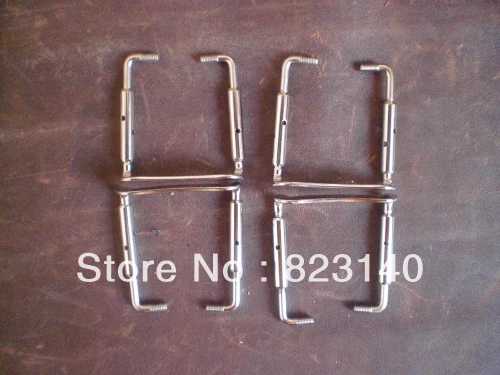 

10 PCs Violin Chin Rest Screw Silver color 4/4