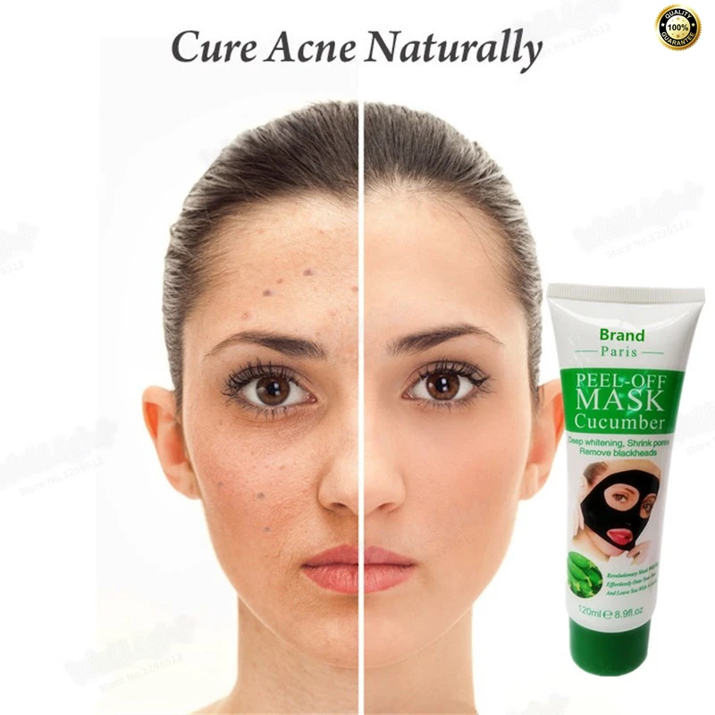 

1 Bottle Hyaluronic acid Deep Moisturizing Cucumber Face Mask Peel off Facial Mask Mud whitening skin care