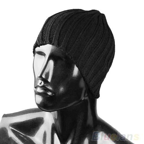 Унисекс мужские женские мальчика Хип Хоп Теплая Зима Шерсти Вязать Лыж Шапочка
