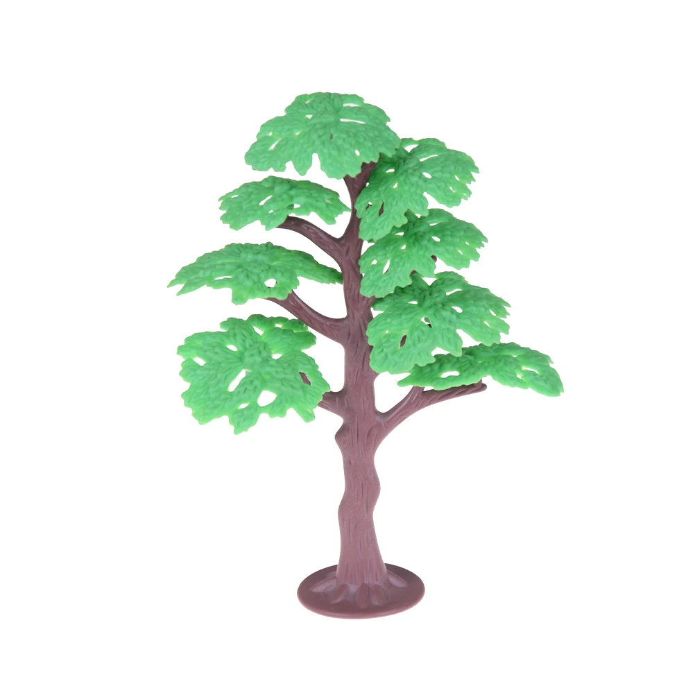 Модель деревьев поезд пейзаж железнодорожный парк сосновые пластиковые