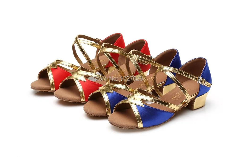 Бесплатная доставка туфли для латиноамериканских танцев девочек на высоком