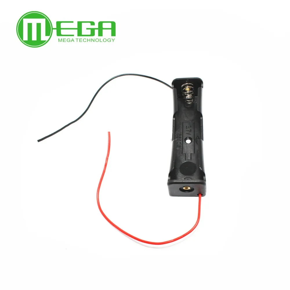 10 штук 18650 Батарея Li-ion 3.7V Черный ящик для хранения с крепежными зажимами и проводами для автоматизации.