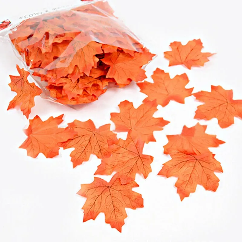 100 шт. декоративные кленовые листья для украшения дома|leaf wall sticker|sticker designsticker for |