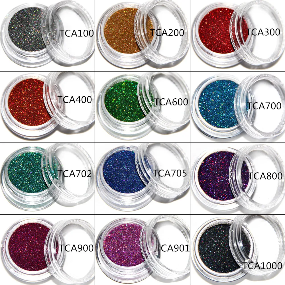 Цвет лазера (12 видов голографического цвета) размер шестигранной формы 0 1 мм