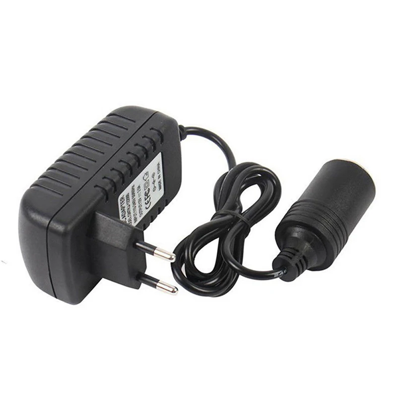 EU Plug 220 В до 12 В адаптер конвертер части Портативный Автомобильный Прикуриватель разъем - Название цвета: EU Plug