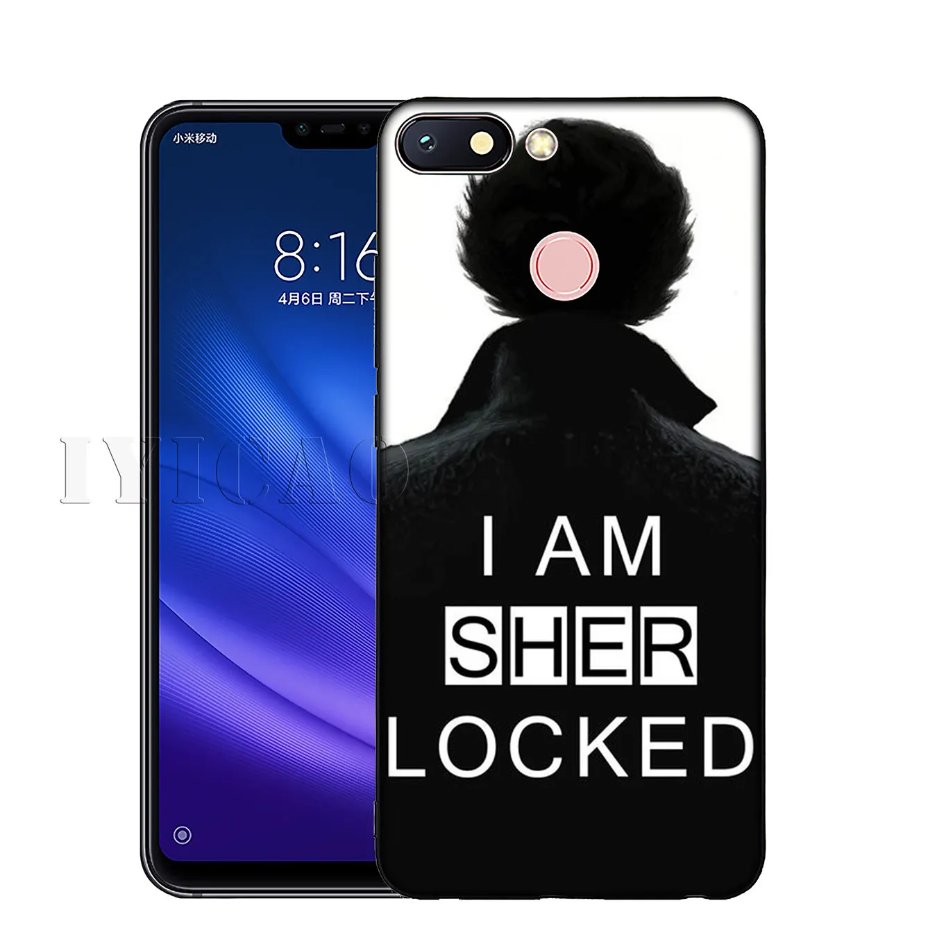 IYICAO 221B Sherlock Benedict Soft Silicone Phone Case for Xiaomi Redmi K30 K20 8A 7A 6A 5A S2 GO Note 8 8T 7 5 6 Pro Cover |