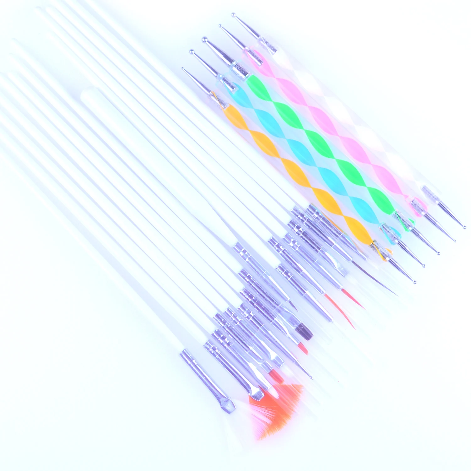 

20 Pcs/Set Nail Brushes Design Set Dotting Painting Drawing Nail Art Nail Tools Polish Brush Pen