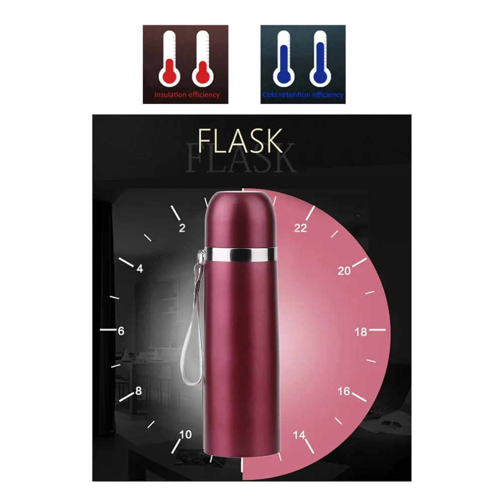 Чайная бутылка из нержавеющей стали 500 мл кофейный термос для молока и воды