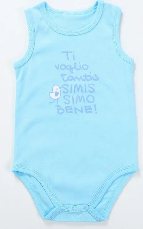 blue bird Детские ползунки Bebe Vestidos Новорожденные тело костюм летняя одежда жилет комбинезон одежда для малышей хлопок - Цвет: blue bird