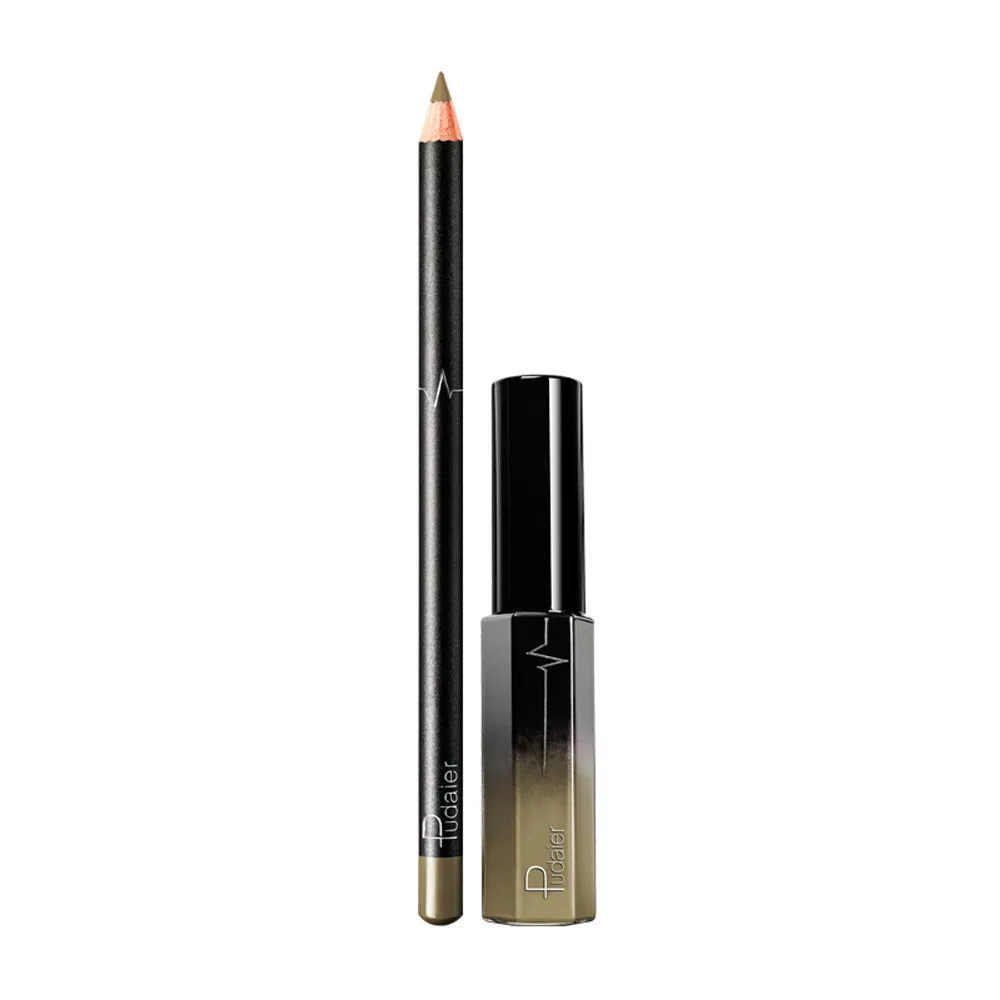 Pudaier Cosmetics 2 шт. бархатная матовая долговечная жидкость губная помада Водонепроницаемая подводка набор увлажняющий крем для красоты пигментированные помады