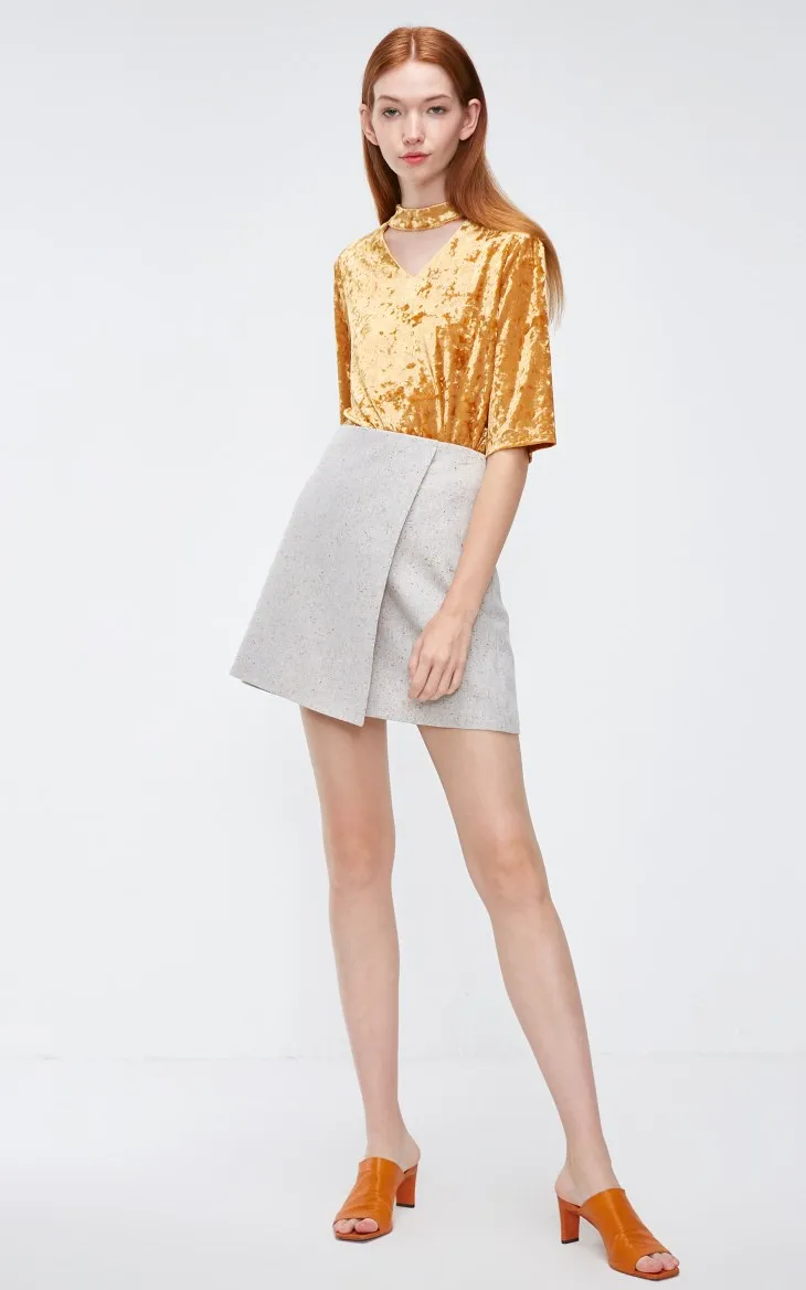 Vero Moda Женские Прозрачные топы с v-образным вырезом и коротким рукавом | 3183T1501