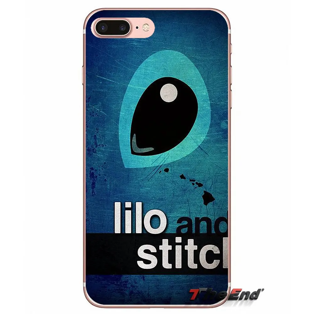 For Samsung Galaxy S9 Plus Note 8 One oneplus 5T Meizu M5s LG V30 HTC U11 Capa Kawaii Lilo and Stitch Ohana ultra thin case | Мобильные