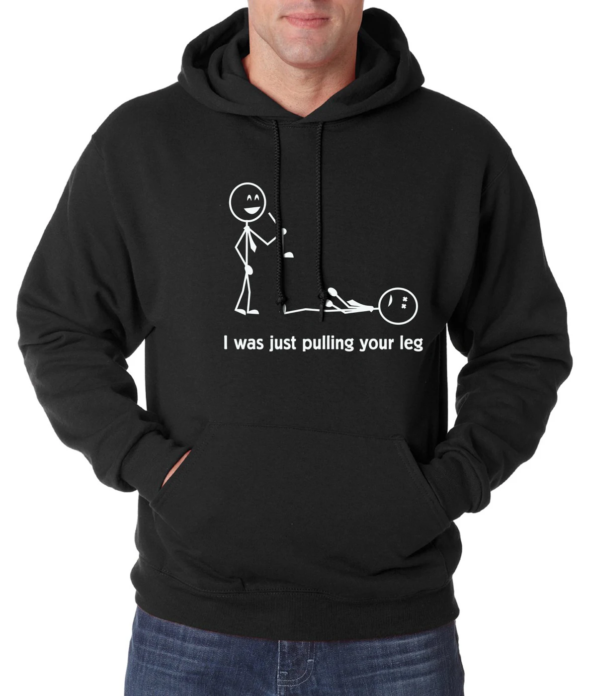 Забавные мужские толстовки для взрослых весна-Зима 2019 с капюшоном I Was Just drawing Your Leg
