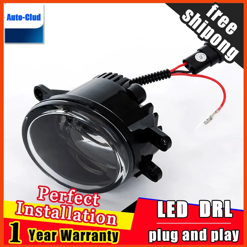 

Car-styling LED fog light for Toyota Corolla 2010-2016 LED Fog lamp with lens and LED day time running ligh for car 2 function