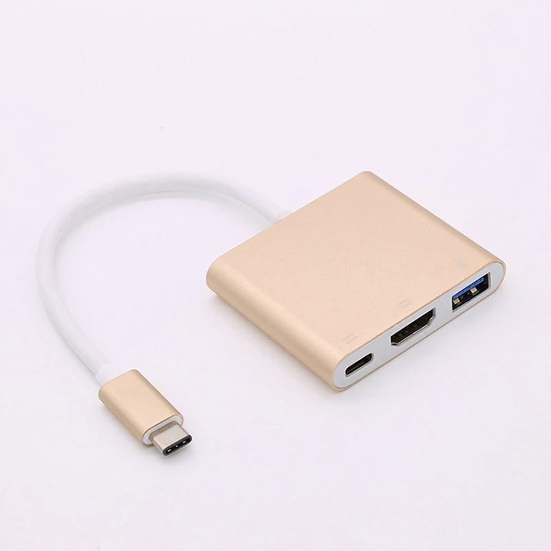 Высокое качество USB 3 1 Тип C к HDMI 0 концентратор многопортовый адаптер донгл док