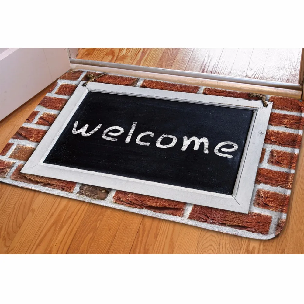 Домашний Декоративный Напольный коврик HUGSIDEA Придверный для дома кухни ванной |