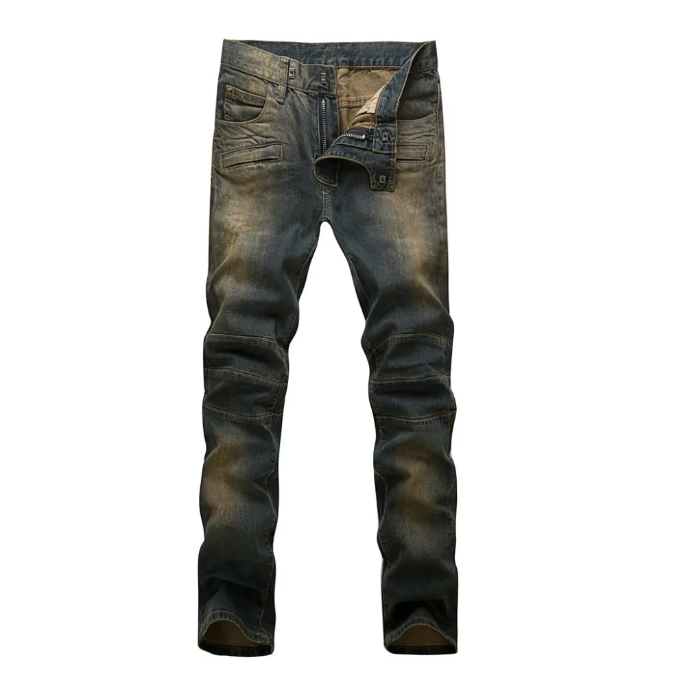 Men's Fashion Runway Biker Slim Stretch 