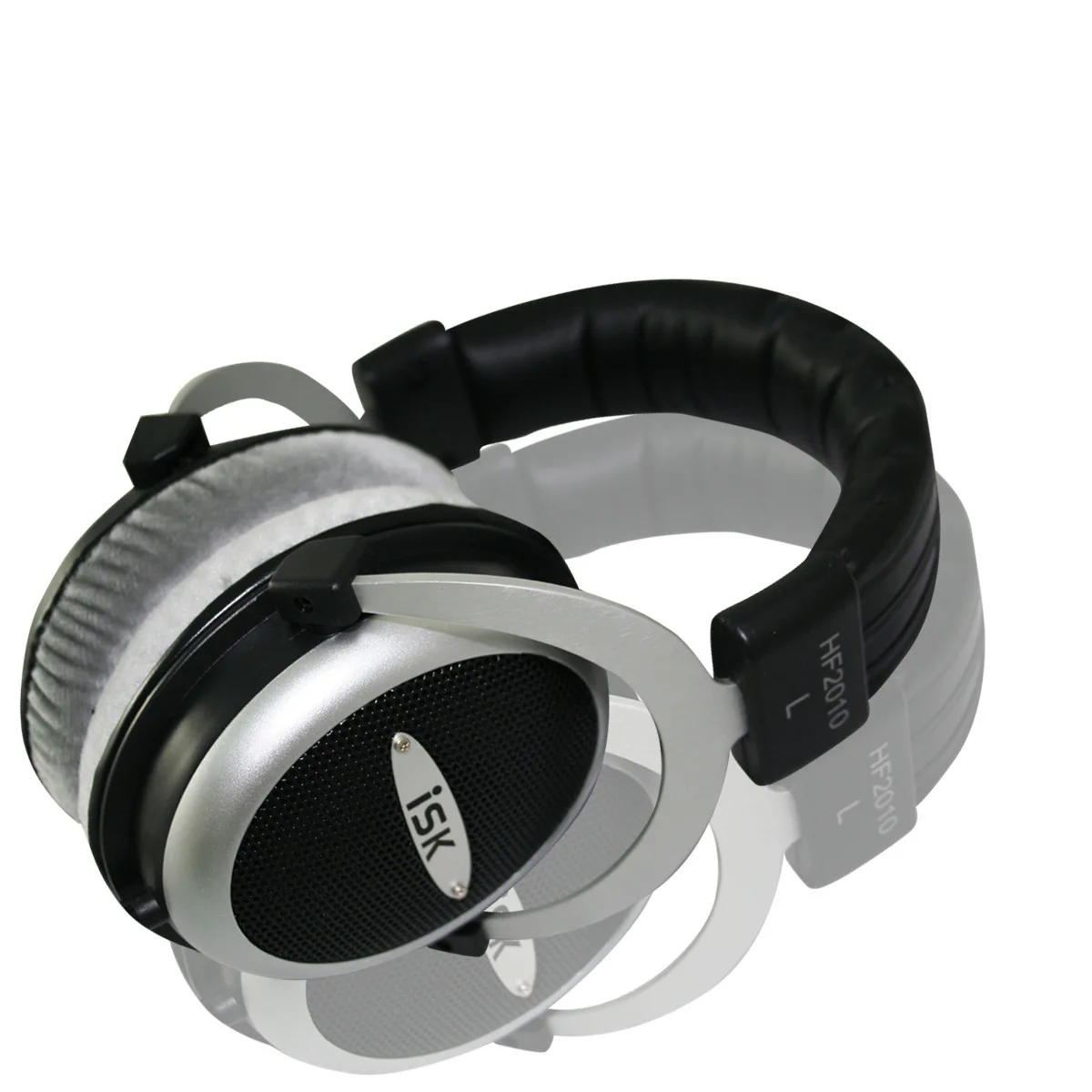 Оригинальные наушники ISK HF2010 с полуоткрытым монитором, Hi-Fi стерео наушники для студийной записи, Аудио гарнитура, наушники с шумоподавлением