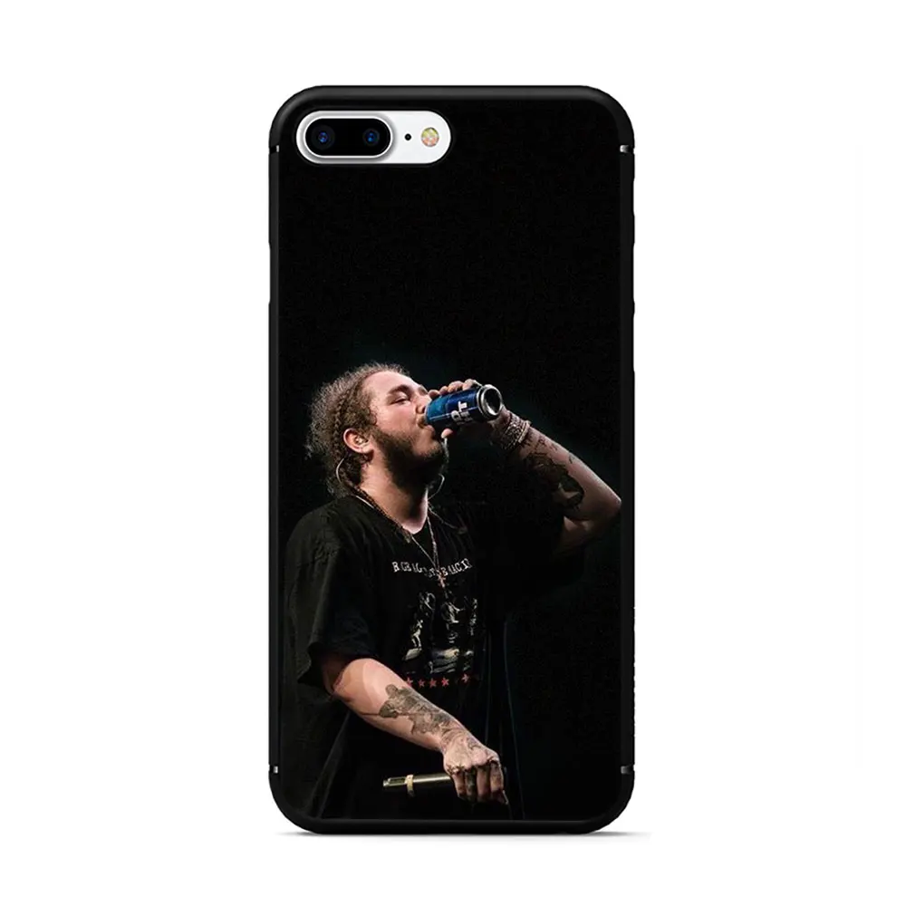 B11 Мягкий ТПУ чехол для телефона post malone для iPhone 5 5S 6 6s 7 8 Plus X XR XS MAX - Цвет: B11