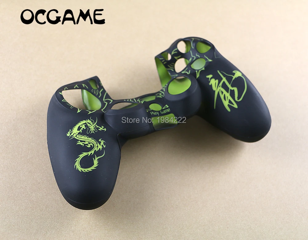 

OCGAME новый индивидуальный силиконовый чехол с драконом защитный чехол для игрового контроллера Playstation 4 PS4 Skin 12 шт./лот