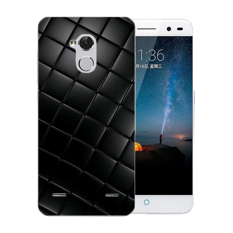 5 0-дюймовый чехол для ZTE Blade V7 Lite прозрачный мягкий силиконовый с красочным
