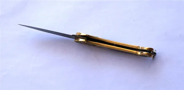 Мини карманные Дамасские Ножи дамасская сталь лезвие из латуни + натуральный