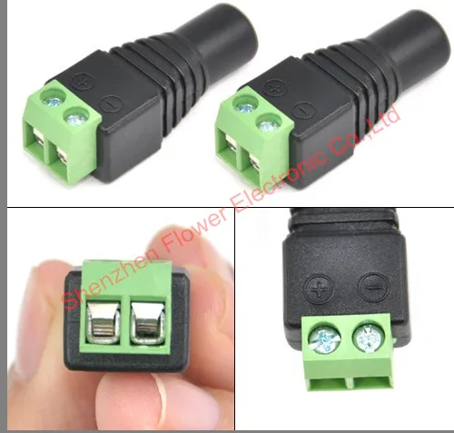 Штепсельная Вилка питания постоянного тока 5 5X2 1 мм 10 шт.|led strip connector|strip connectorconnector