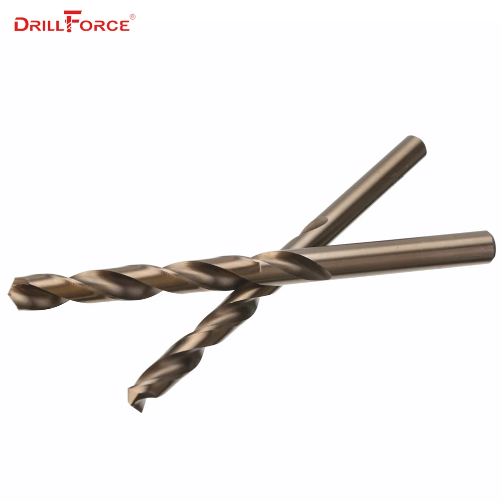Сверло из кобальта DRILLFORCE 19 шт. HSS M35 набор сверл Из Закаленного металла и