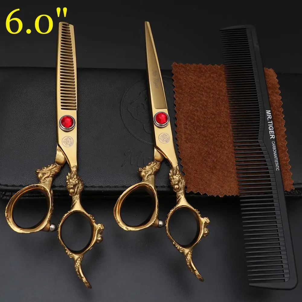 2 scissors comb bag Хит 6,0, профессиональные ножницы для волос, высококачественные парикмахерские ножницы, парикмахерские инструменты, ножницы для стрижки волос, наборы, парикмахерский Набор для стрижки - Цвет: 2 scissors comb bag