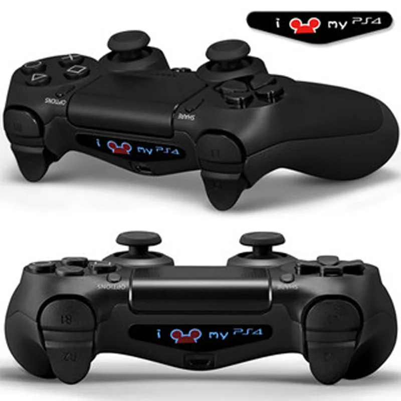 1 пара светодиодный светильник PS4 наклейки для игровой станции 4 контроллера
