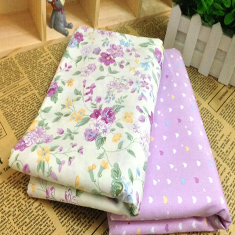Pretty 50x40 см разноцветное сердце любовь и цветущие цветы хлопковая ткань в