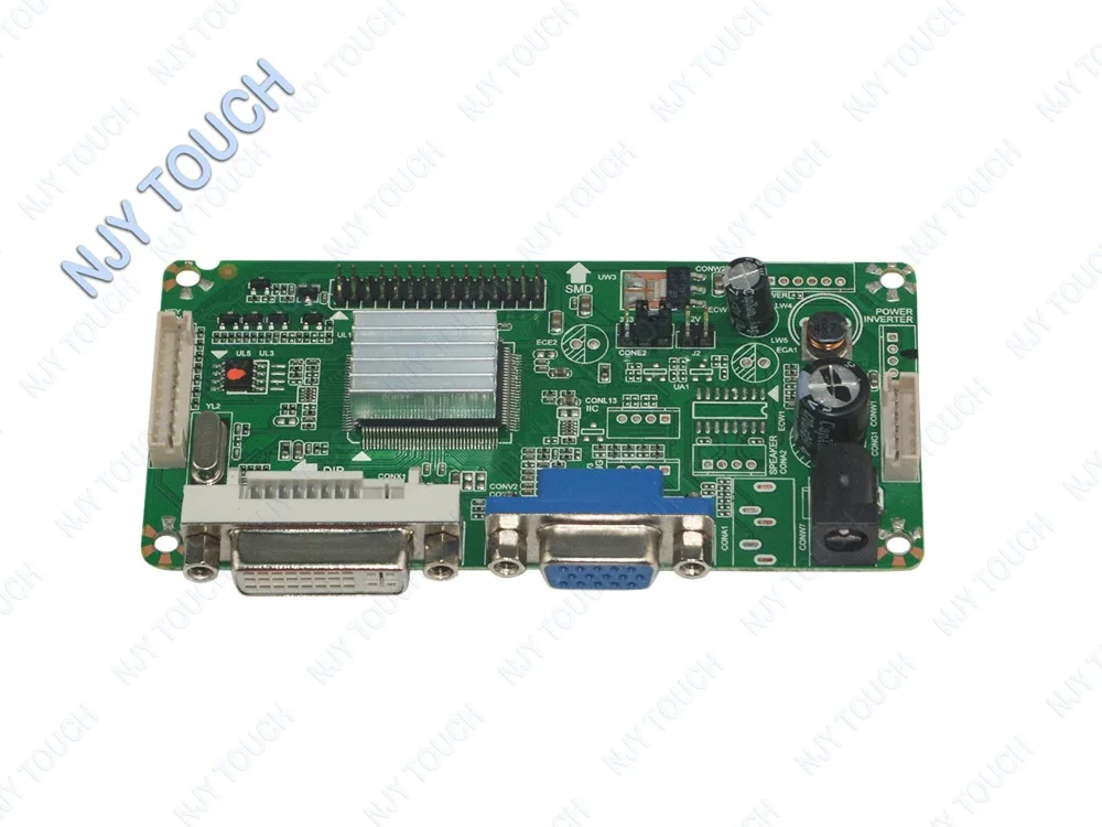 Плата драйвера ЖК-контроллера DVI DVA комплект LVDS для светодиодной светодиодный ели