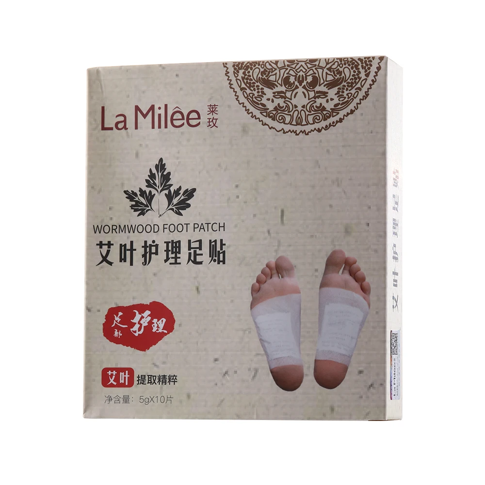 1 упаковка Полынь обыкновенная Argyi Детокс Патчи для ног колодки токсинов